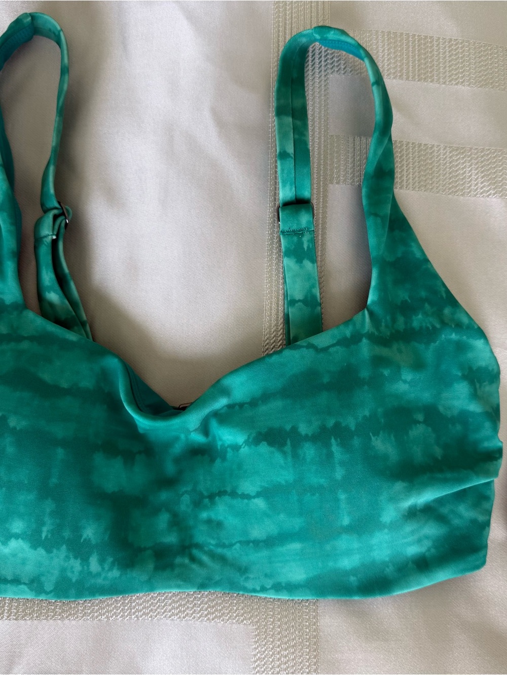 Athleta Green Tie-Dye Bikini Set — Top & Bottom NWT Small - Picture 3 of 3